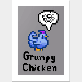 Grumpy Chicken Posters and Art